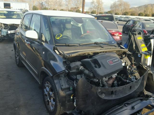 ZFBCFADH6EZ008465 - 2014 FIAT 500L TREKK GRAY photo 1