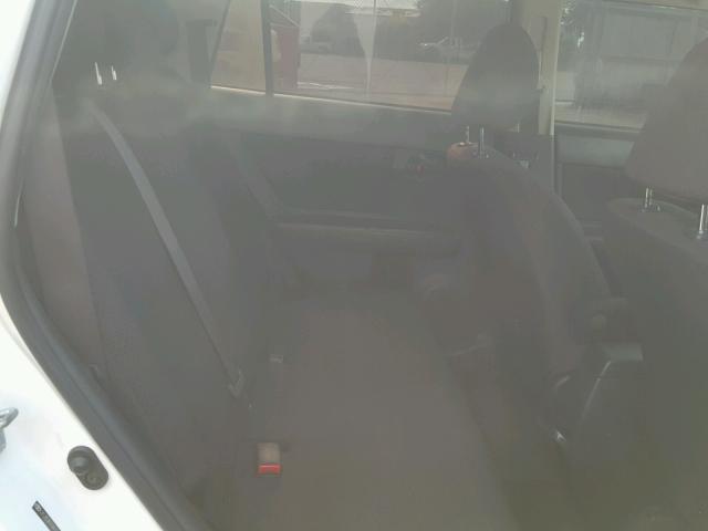 JTLZE4FE0A1097994 - 2010 TOYOTA SCION XB WHITE photo 6