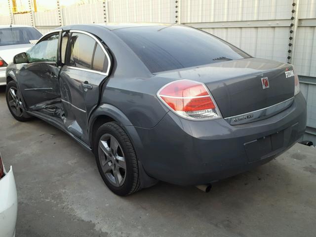 1G8ZS57B88F297303 - 2008 SATURN AURA XE GRAY photo 3