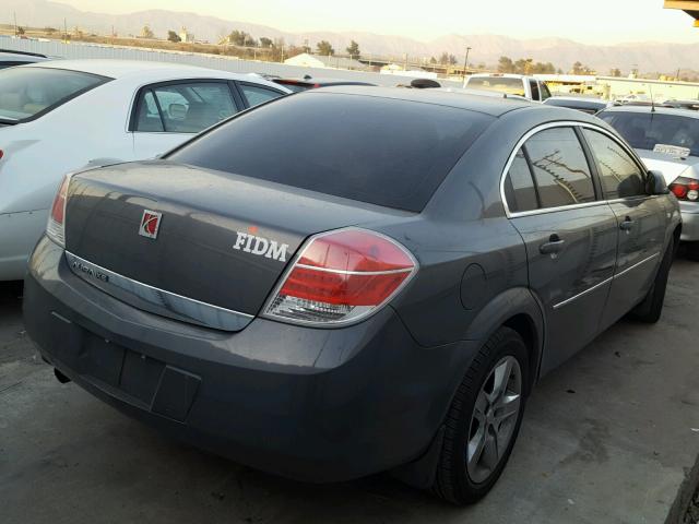 1G8ZS57B88F297303 - 2008 SATURN AURA XE GRAY photo 4