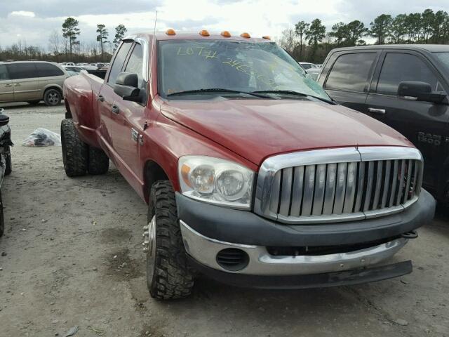 3D7MX48A68G196119 - 2008 DODGE RAM 3500 S RED photo 1