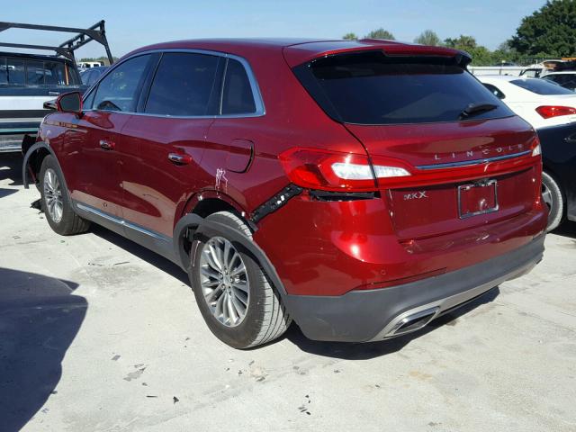 2LMTJ6KRXGBL54450 - 2016 LINCOLN MKX SELECT RED photo 3