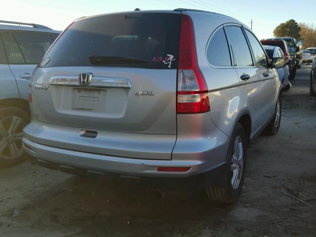 5J6RE4H53BL027656 - 2011 HONDA CR-V EX SILVER photo 4