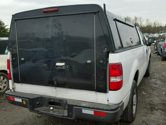 1FTRF12W26NA86405 - 2006 FORD F150 RED photo 4