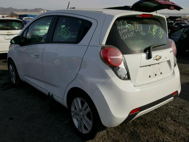 KL8CB6S95EC465507 - 2014 CHEVROLET SPARK LS WHITE photo 3