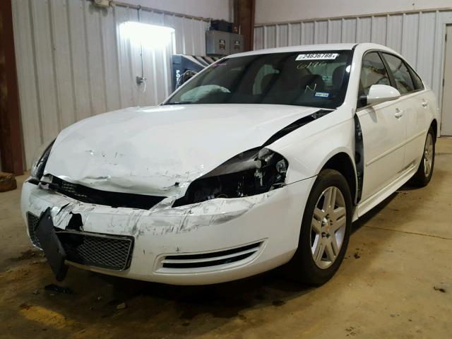 2G1WG5E33C1126196 - 2012 CHEVROLET IMPALA LT WHITE photo 2