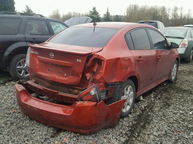 3N1AB6AP0BL688846 - 2011 NISSAN SENTRA 2.0 RED photo 4