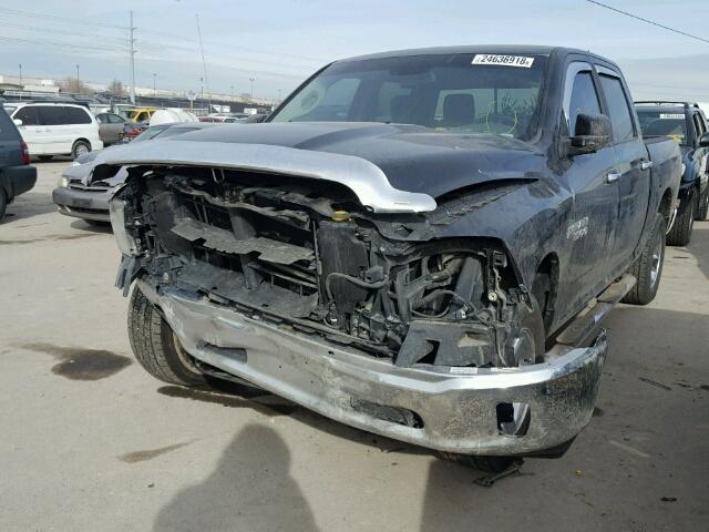 1C6RR7LT2ES472229 - 2014 RAM 1500 SLT GRAY photo 2