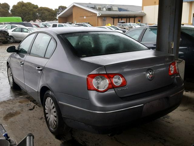 WVWAK73C76P091572 - 2006 VOLKSWAGEN PASSAT 2.0 GRAY photo 3