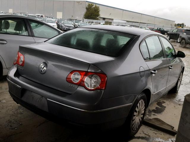 WVWAK73C76P091572 - 2006 VOLKSWAGEN PASSAT 2.0 GRAY photo 4