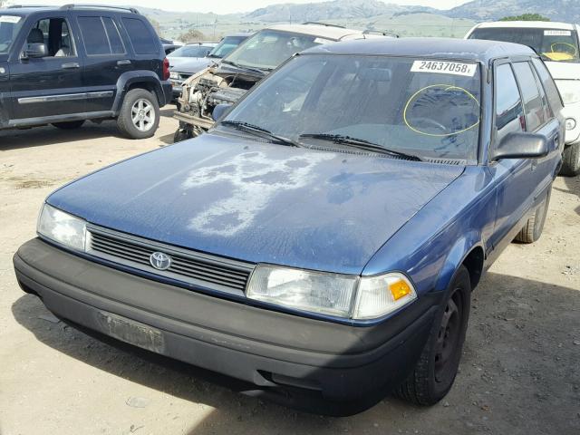 JT2AE94K3M3466508 - 1991 TOYOTA COROLLA DL BLUE photo 2