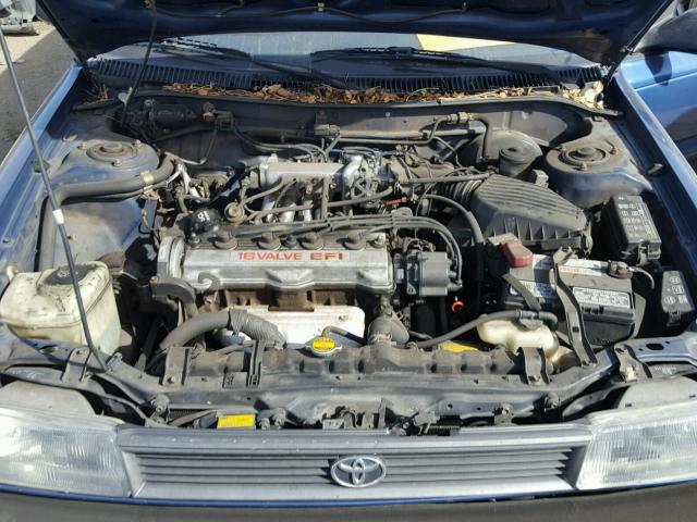 JT2AE94K3M3466508 - 1991 TOYOTA COROLLA DL BLUE photo 7