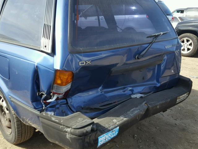 JT2AE94K3M3466508 - 1991 TOYOTA COROLLA DL BLUE photo 9