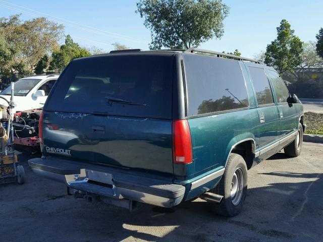 3GNEC16R8WG149857 - 1998 CHEVROLET SUBURBAN C GREEN photo 4