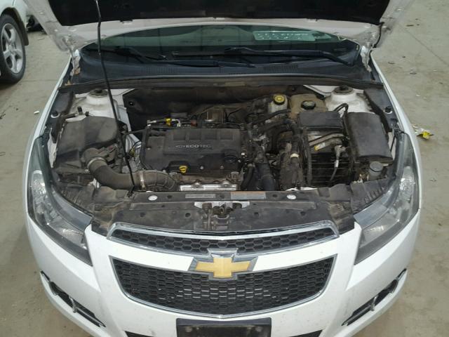 1G1PH5SC0C7296735 - 2012 CHEVROLET CRUZE LTZ WHITE photo 7