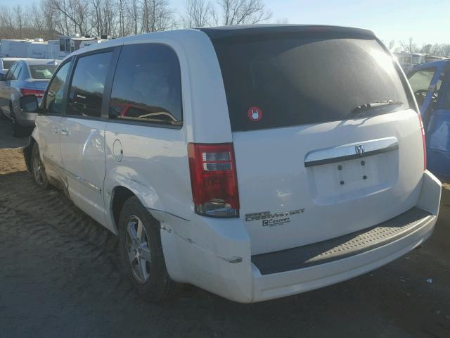 1D8HN54P08B128586 - 2008 DODGE GRAND CARA WHITE photo 3