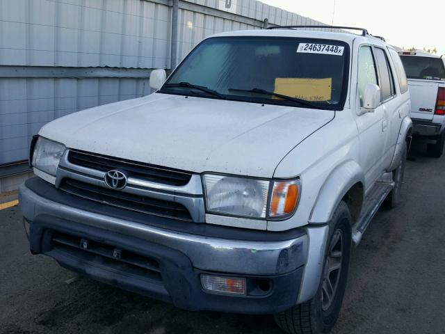 JT3HN86R620380459 - 2002 TOYOTA 4RUNNER SR WHITE photo 2