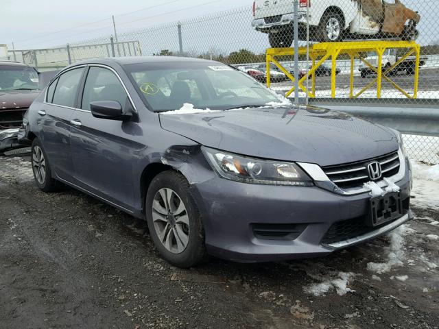 1HGCR2F38FA186746 - 2015 HONDA ACCORD LX GRAY photo 1