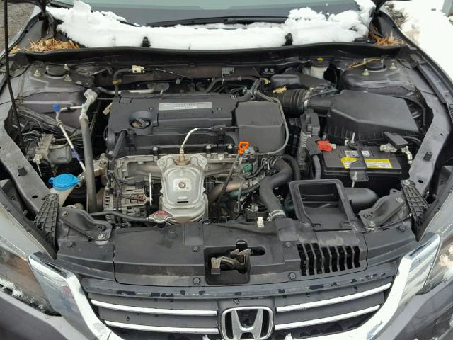 1HGCR2F38FA186746 - 2015 HONDA ACCORD LX GRAY photo 7