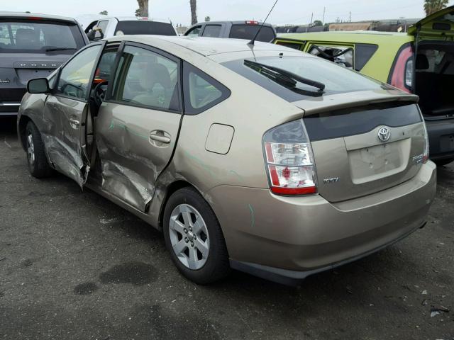 JTDKB20U040001172 - 2004 TOYOTA PRIUS GOLD photo 3