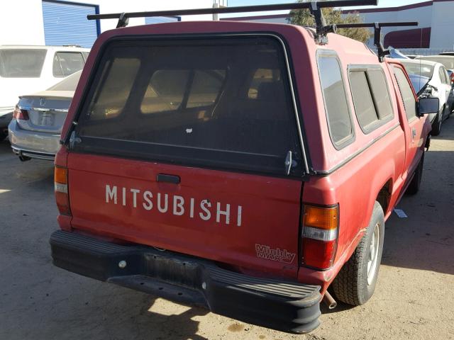 JA7FL24W3LP016651 - 1990 MITSUBISHI MIGHTY MAX RED photo 4