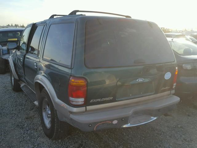 1FMDU74E7YZA42317 - 2000 FORD EXPLORER E GREEN photo 3