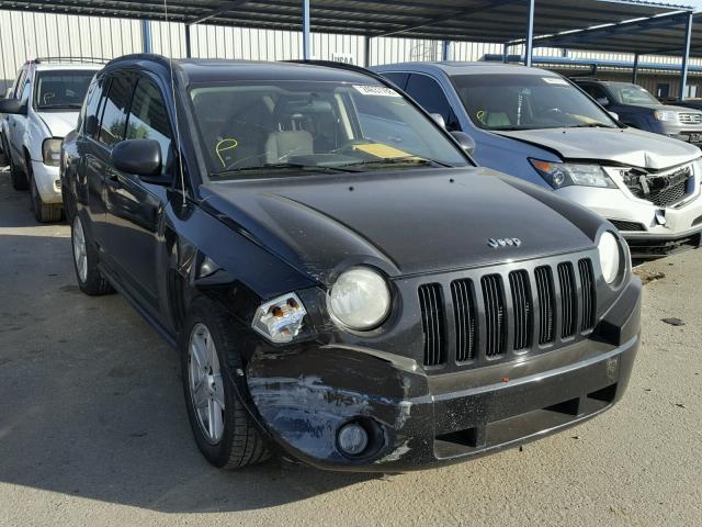 1J8FF47W98D553110 - 2008 JEEP COMPASS SP BLACK photo 1
