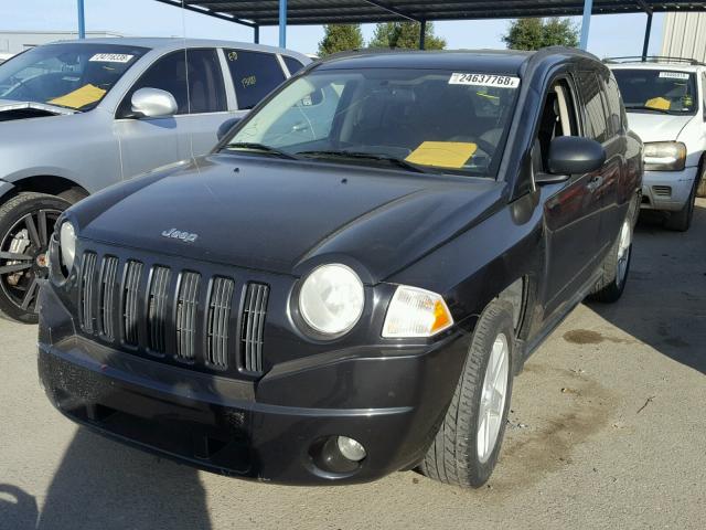 1J8FF47W98D553110 - 2008 JEEP COMPASS SP BLACK photo 2