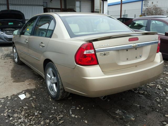 1G1ZU53876F274336 - 2006 CHEVROLET MALIBU LTZ BEIGE photo 3