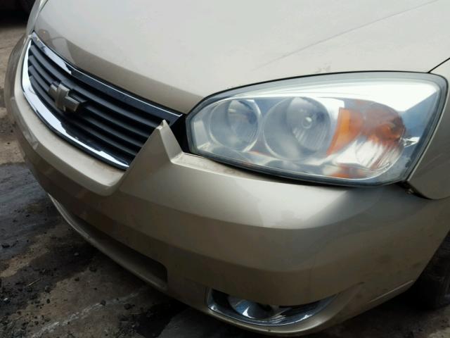 1G1ZU53876F274336 - 2006 CHEVROLET MALIBU LTZ BEIGE photo 9