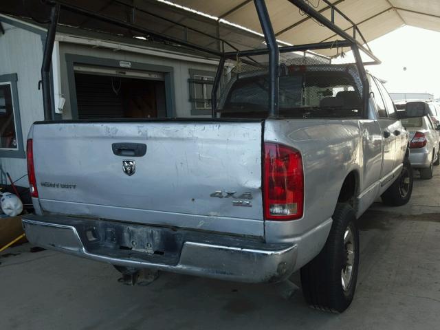 1D7KS28CX6J215441 - 2006 DODGE RAM 2500 S SILVER photo 4