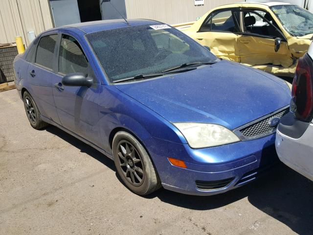 1FAFP34N35W306276 - 2005 FORD FOCUS BLUE photo 1