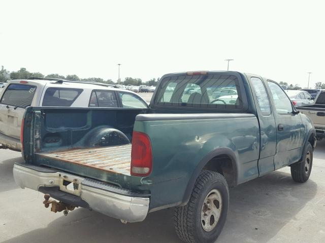 1FTRX18L1XNA45341 - 1999 FORD F150 GREEN photo 4