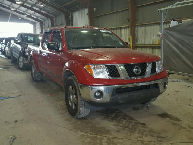 1N6AD09UX7C404279 - 2007 NISSAN FRONTIER C RED photo 1