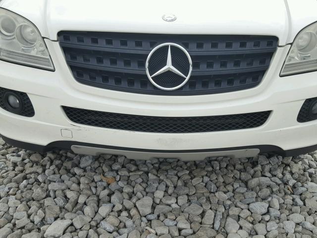 4JGBB86E06A098983 - 2006 MERCEDES-BENZ ML 350 WHITE photo 9