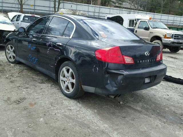 JNKCV51F14M707880 - 2004 INFINITI G35 BLACK photo 3