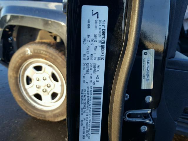 1C4NJPBA1CD674415 - 2012 JEEP PATRIOT SP BLACK photo 10