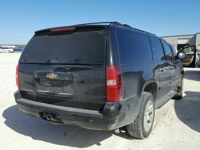 3GNFC16J77G297496 - 2007 CHEVROLET SUBURBAN C BLACK photo 4