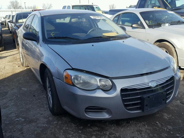 1C3EL46J45N505381 - 2005 CHRYSLER SEBRING SILVER photo 1