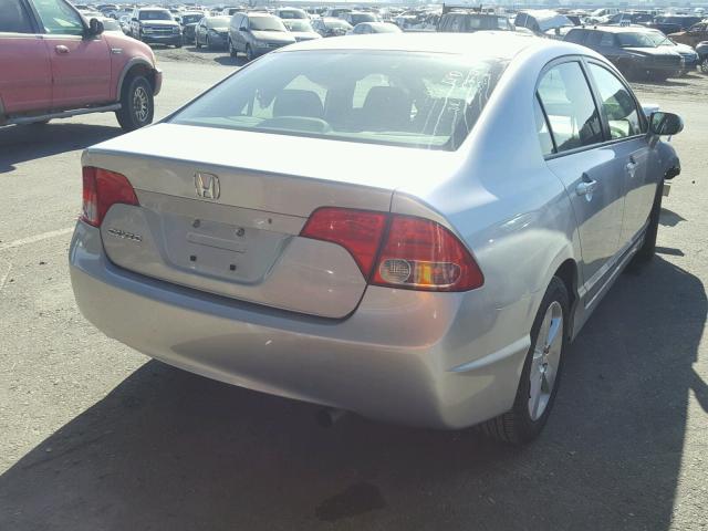 JHMFA16827S007961 - 2007 HONDA CIVIC EX SILVER photo 4