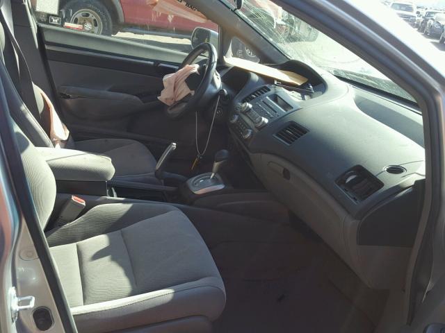 JHMFA16827S007961 - 2007 HONDA CIVIC EX ვერცხლისფერი ფოტო 5