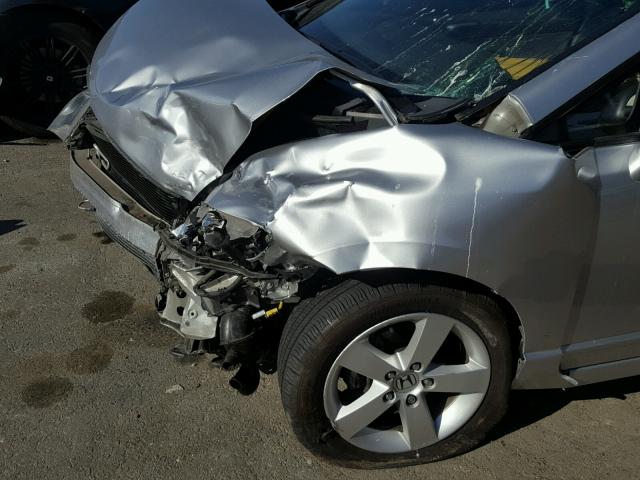 JHMFA16827S007961 - 2007 HONDA CIVIC EX ვერცხლისფერი ფოტო 9