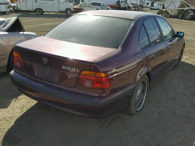 WBADM6348YGU19091 - 2000 BMW 528 I AUTO MAROON photo 4