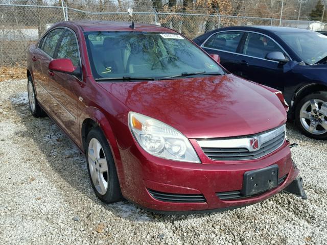 1G8ZS57N88F105050 - 2008 SATURN AURA XE MAROON photo 1