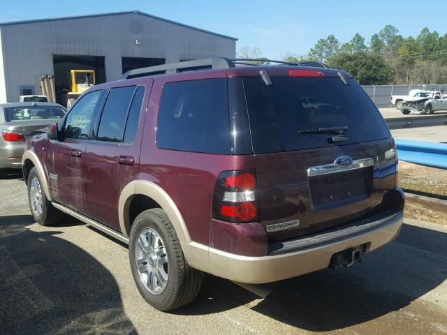 1FMEU64828UB02459 - 2008 FORD EXPLORER E RED photo 3