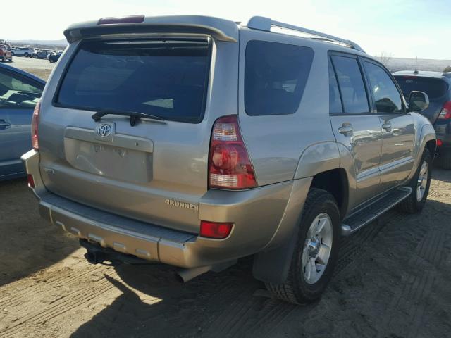 JTEBT17R440036799 - 2004 TOYOTA 4RUNNER LI GOLD photo 4