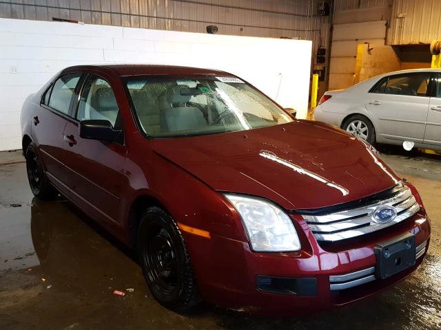 3FAFP06Z66R185102 - 2006 FORD FUSION S RED photo 1