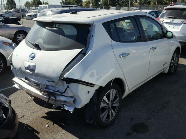 1N4BZ0CP8GC312024 - 2016 NISSAN LEAF SV WHITE photo 4