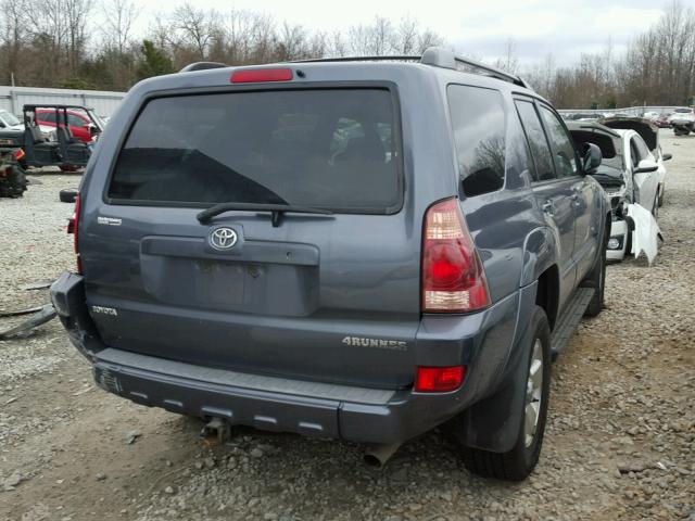 JTEZU14R950043779 - 2005 TOYOTA 4RUNNER SR GRAY photo 4