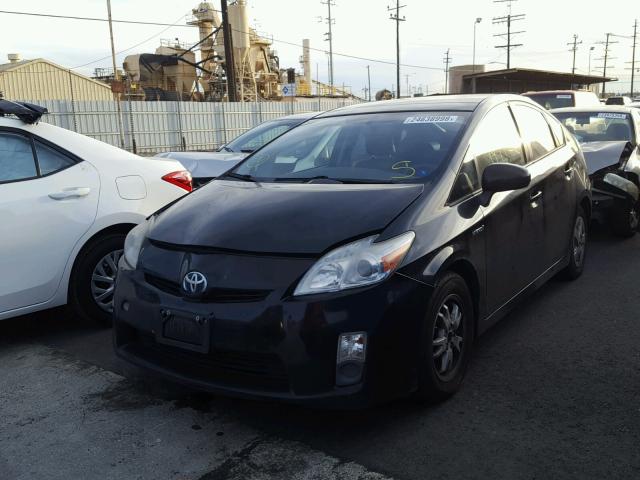 JTDKN3DU3A0138190 - 2010 TOYOTA PRIUS BLACK photo 2